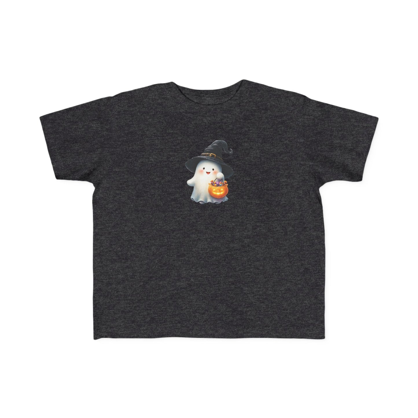 Adorable Halloween Toddler Tee, Cute Ghost Design, Kids Halloween Outfit, Witch Hat Shirt, Toddler Costume Top