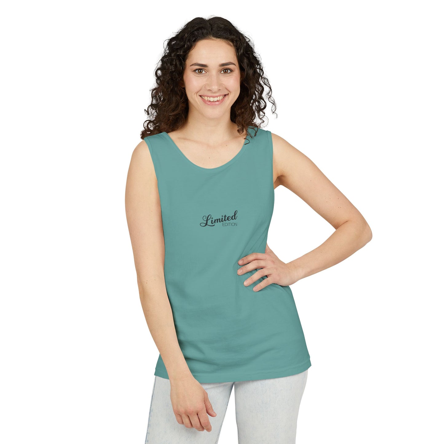 Limited Edition Unisex Garment-Dyed Tank Top, Summer Fashion, Beachwear, Gift for Him & Her, Casual Style, Relaxed Fit