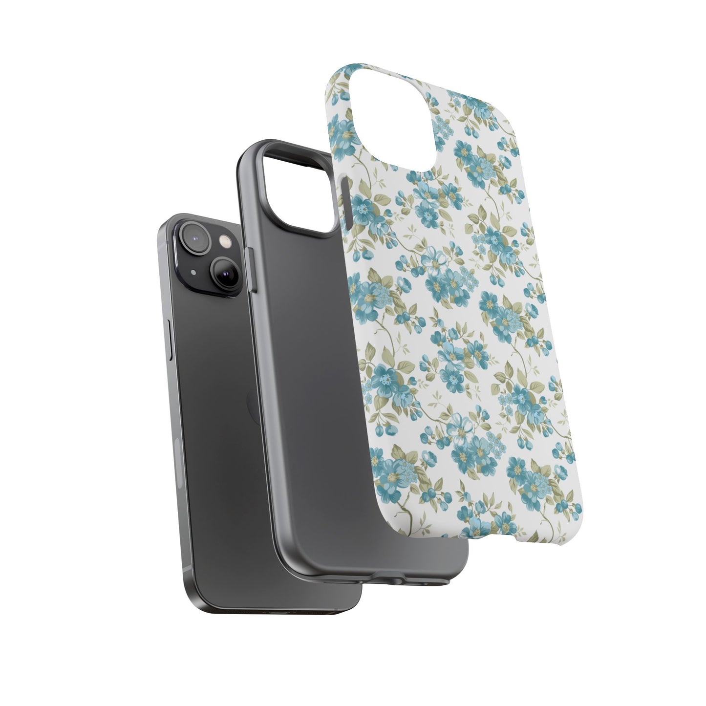 Floral Phone Case - Tough Cases, Durable Phone Cover, Cute Floral Design, Gift for Her, Trendy Phone Accessory, Spring Style