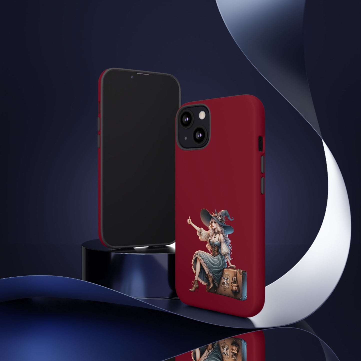 Witchy Phone Case - Magical, Durable - Halloween Gift, Cosplay Accessory, Cute Witch Design