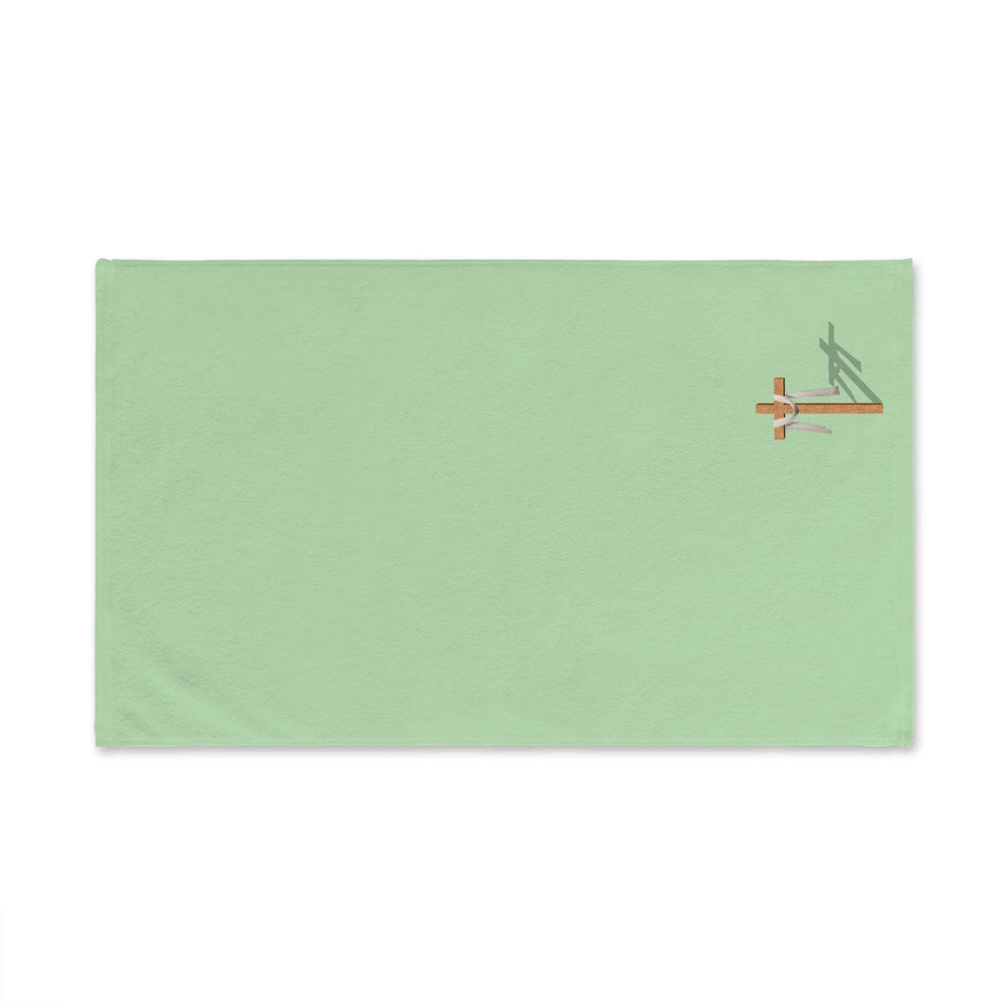 Inspirational Hand Towel with Cross Design, Kitchen Decor, Religious Gift, Faith-Based Home Accents, Easter, Housewarming