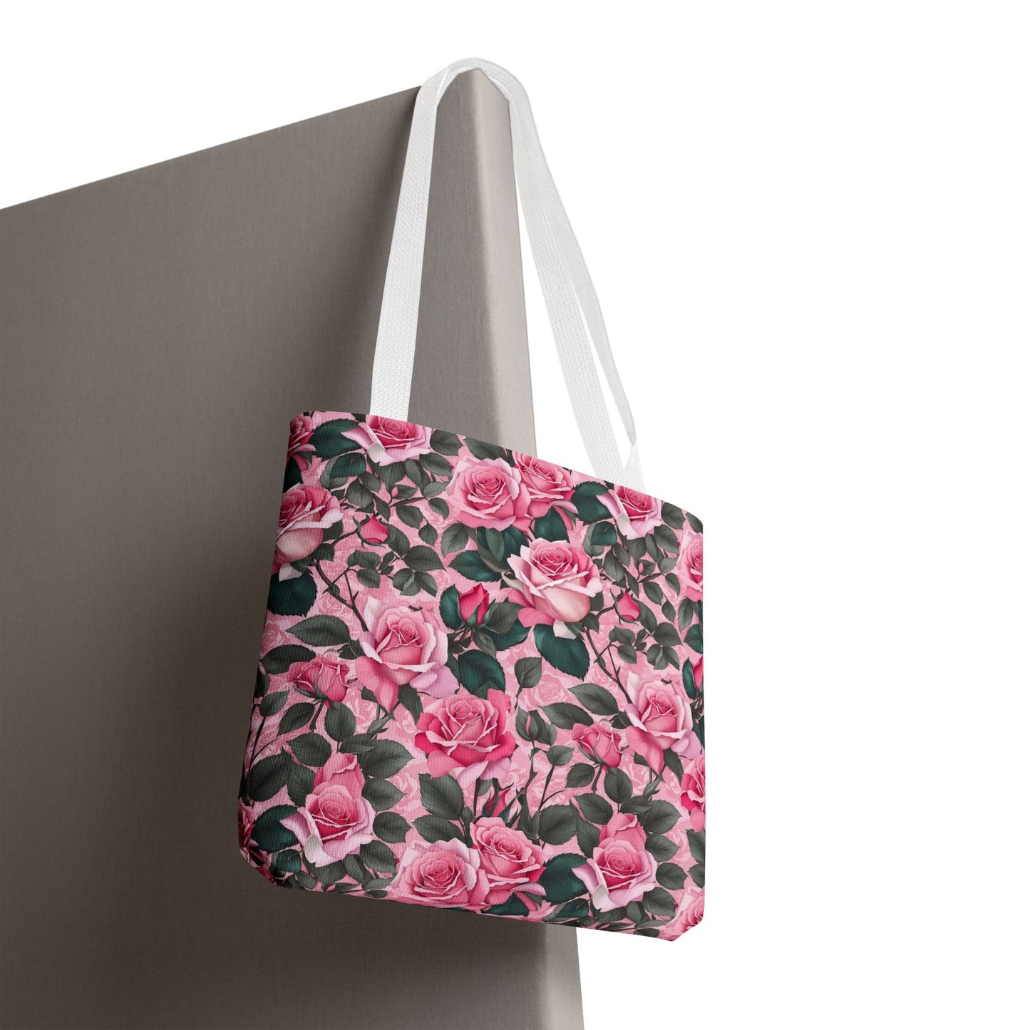 Pretty Pink Floral Tote Bag, Stylish Reusable Bag, Shopping Tote, Gift for Her, Eco-Friendly, Mother's Day Gift