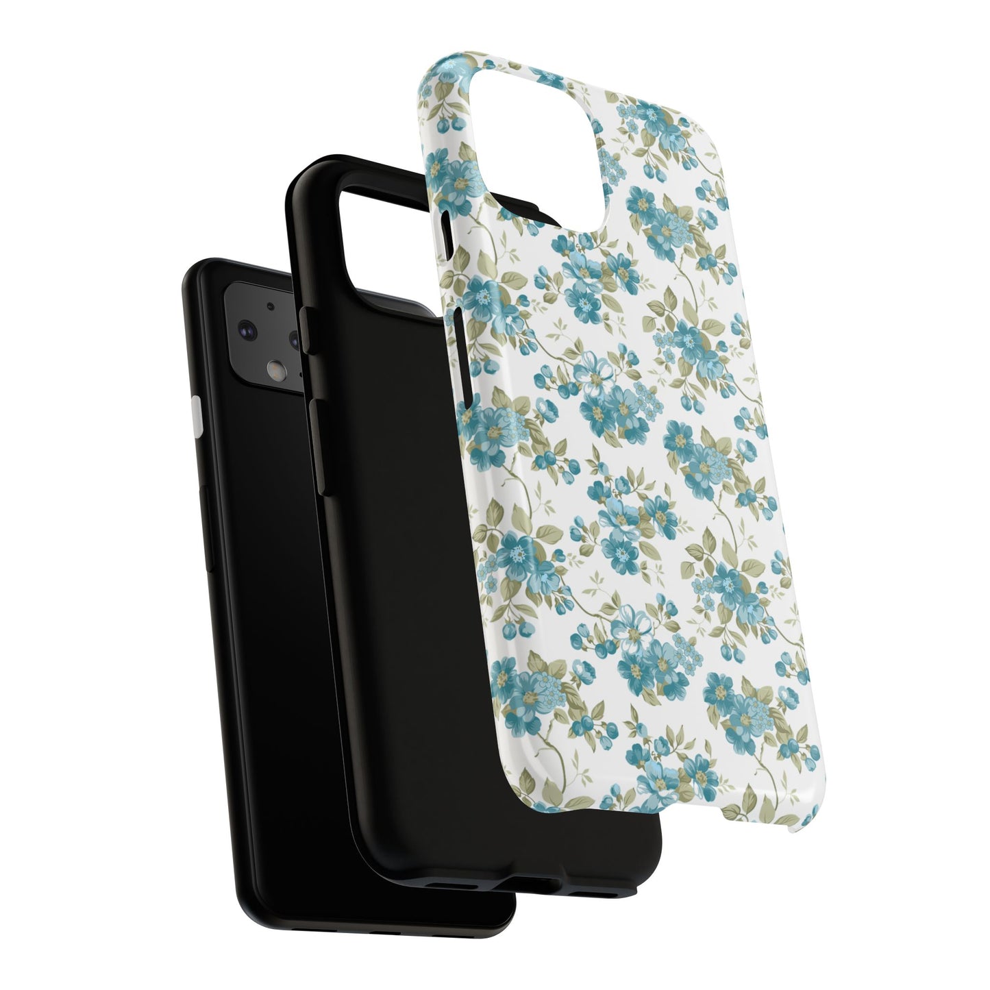 Floral Phone Case - Tough Cases, Durable Phone Cover, Cute Floral Design, Gift for Her, Trendy Phone Accessory, Spring Style