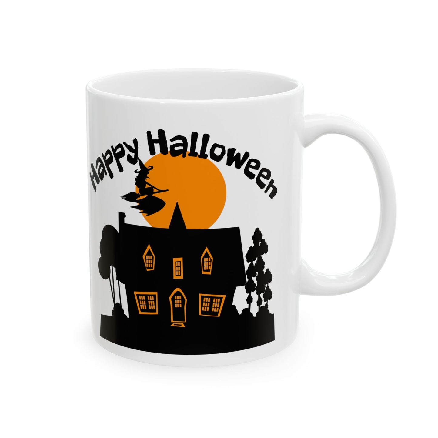 Halloween Ceramic Mug, Perfect for Coffee, Tea, Halloween Gift, Seasonal Decor, Fun Kitchenware, Trick or Treat
