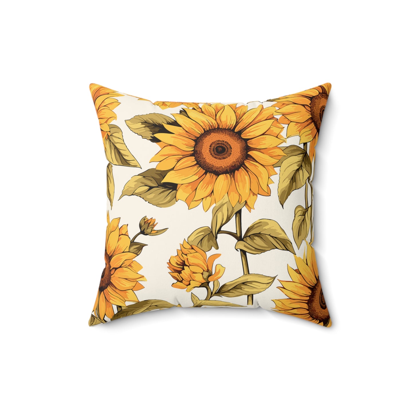 Sunflower Decor Pillow Cozy Home Accent, Summer Vibes, Floral Cushion, Throw Pillow Decor