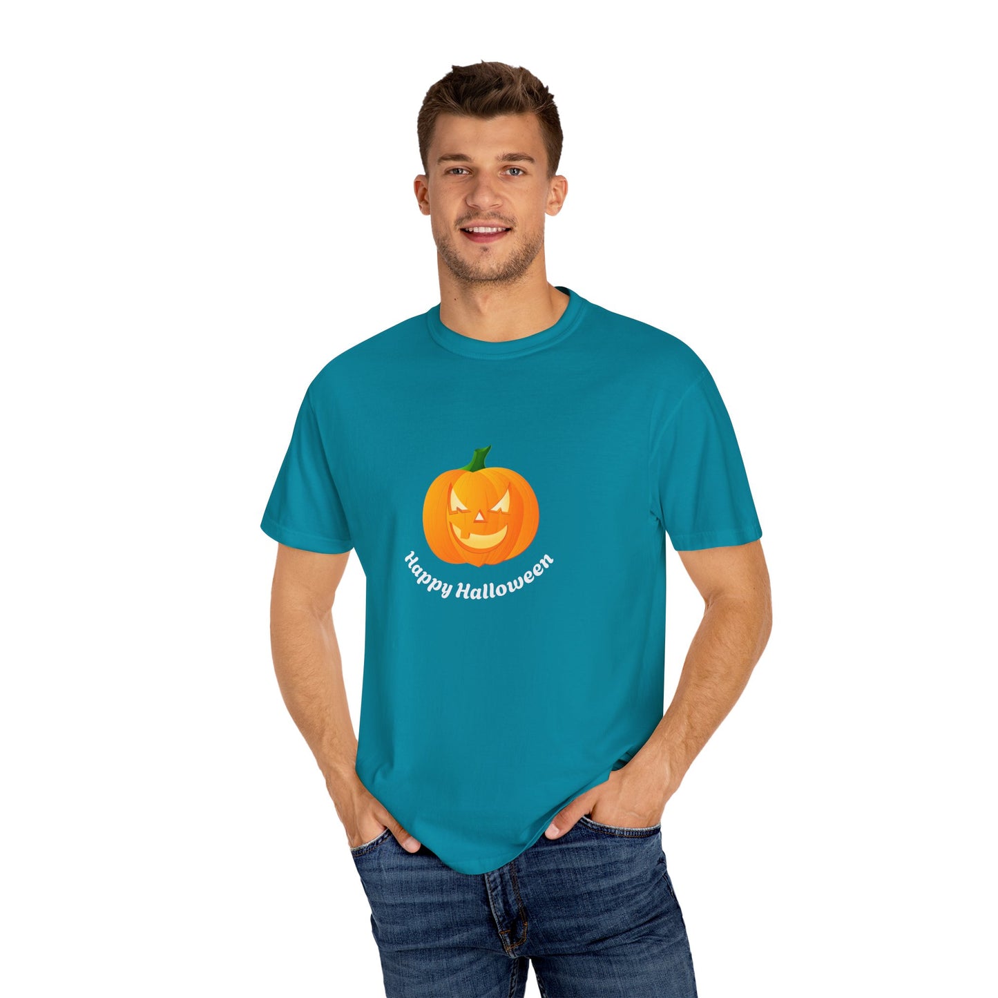 Halloween Pumpkin T-Shirt, Unisex Fall Shirt, Spooky Tee, Autumn Casual Wear, Trick or Treat Costume