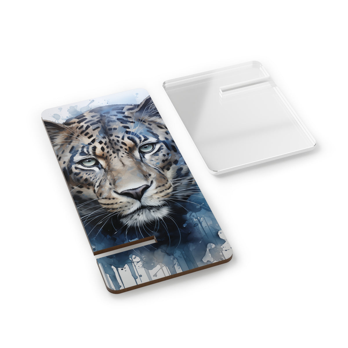 Wildlife-Inspired Smartphone Display Stand, Desk Accessory, Gift for Nature Lovers, Mobile Holder, Tiger Art Decor, Office Organization