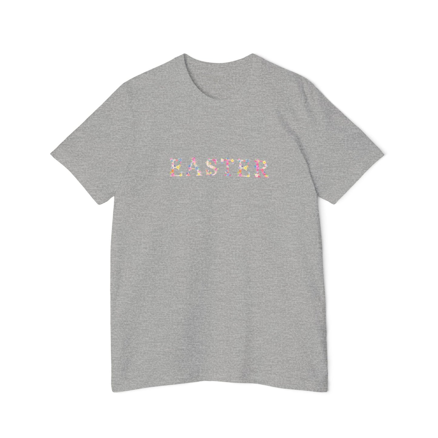Easter Floral T-Shirt, Spring Tee, Unisex Jersey Shirt, Holiday Apparel, Spring Celebration Top