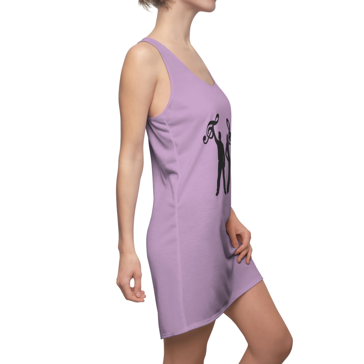 Women's Cut & Sew Racerback Dress (AOP)