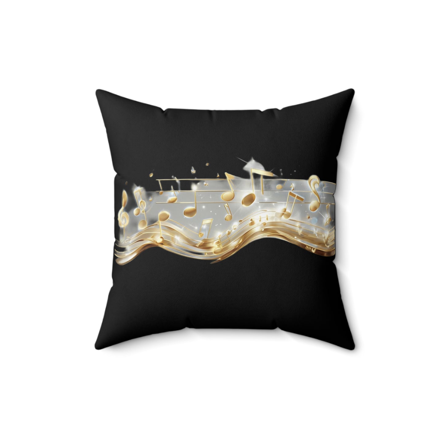 Musical Notes Decorative Pillow Perfect for Music Lovers, Home Decor, Throw Cushion