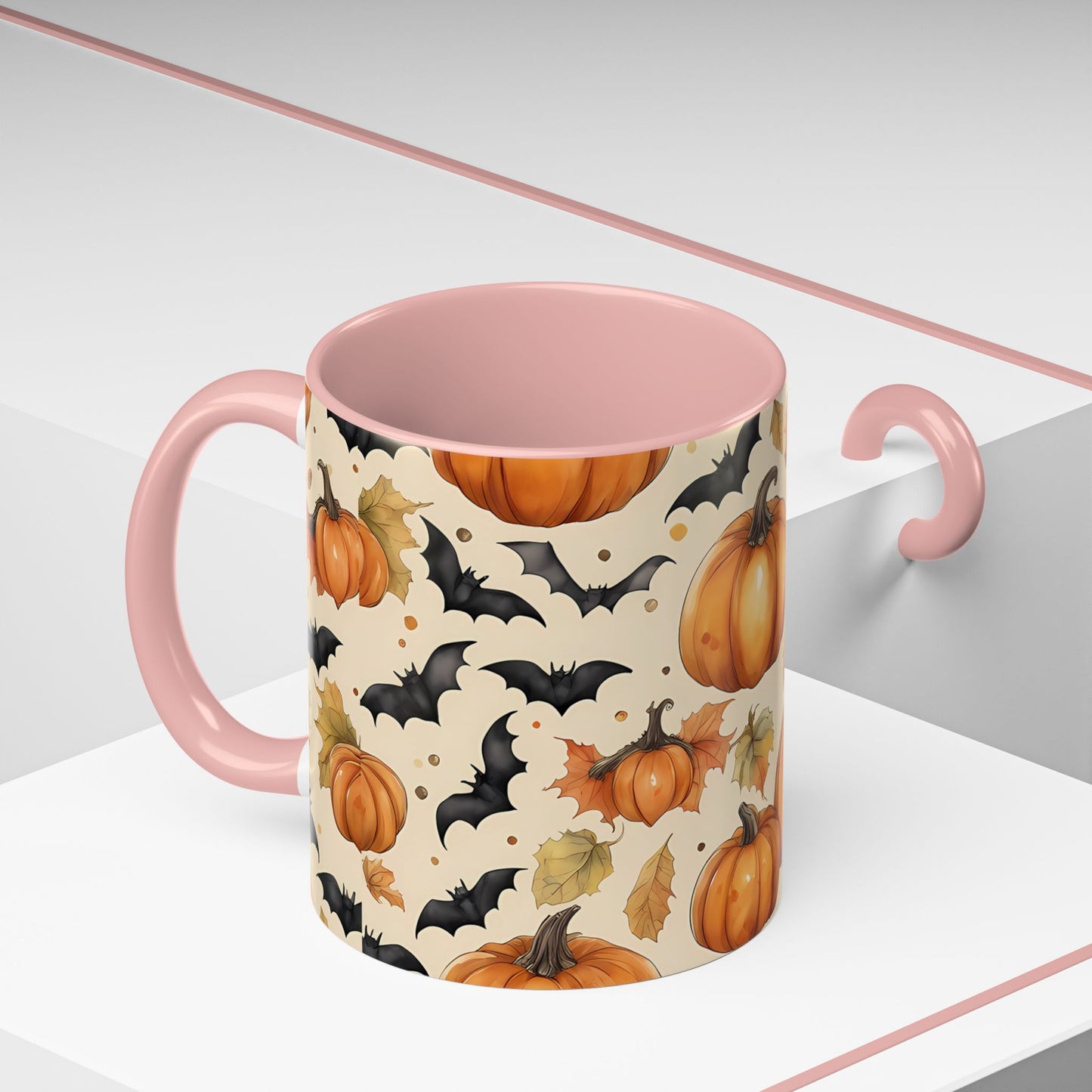 Pumpkin Halloween Coffee Mug, Fall Decor Mugs, Spooky Halloween Gifts, Autumn Drinkware, Seasonal Coffee Cups