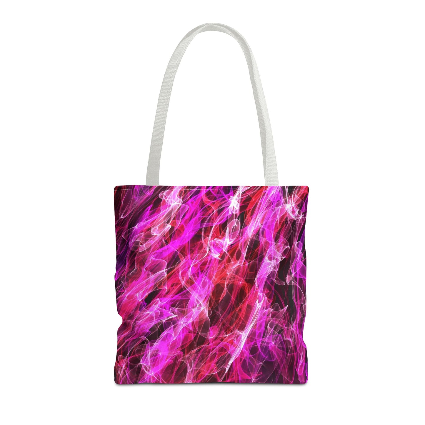 Vibrant Abstract Tote Bag, Colorful Shopping Bag