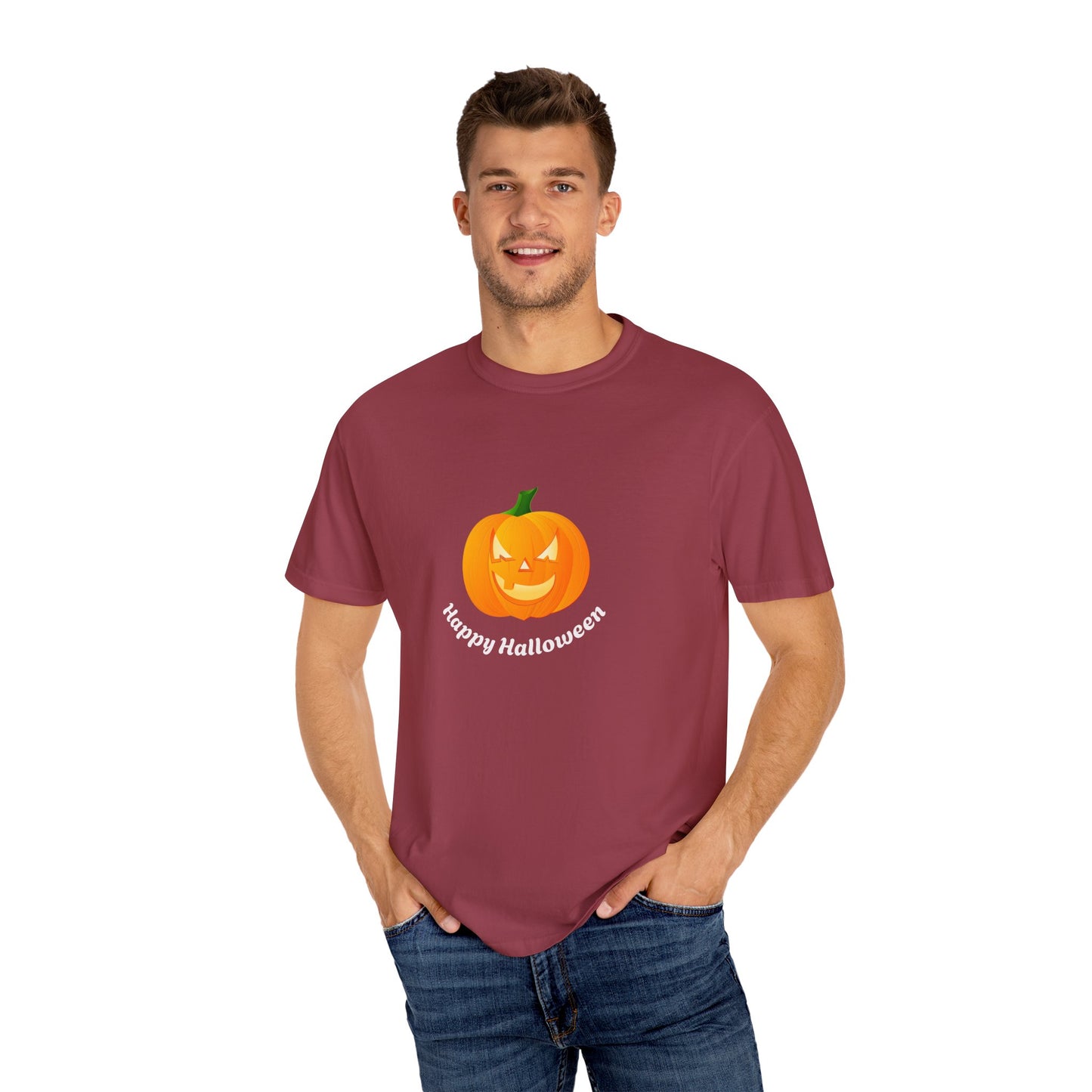 Halloween Pumpkin T-Shirt, Unisex Fall Shirt, Spooky Tee, Autumn Casual Wear, Trick or Treat Costume