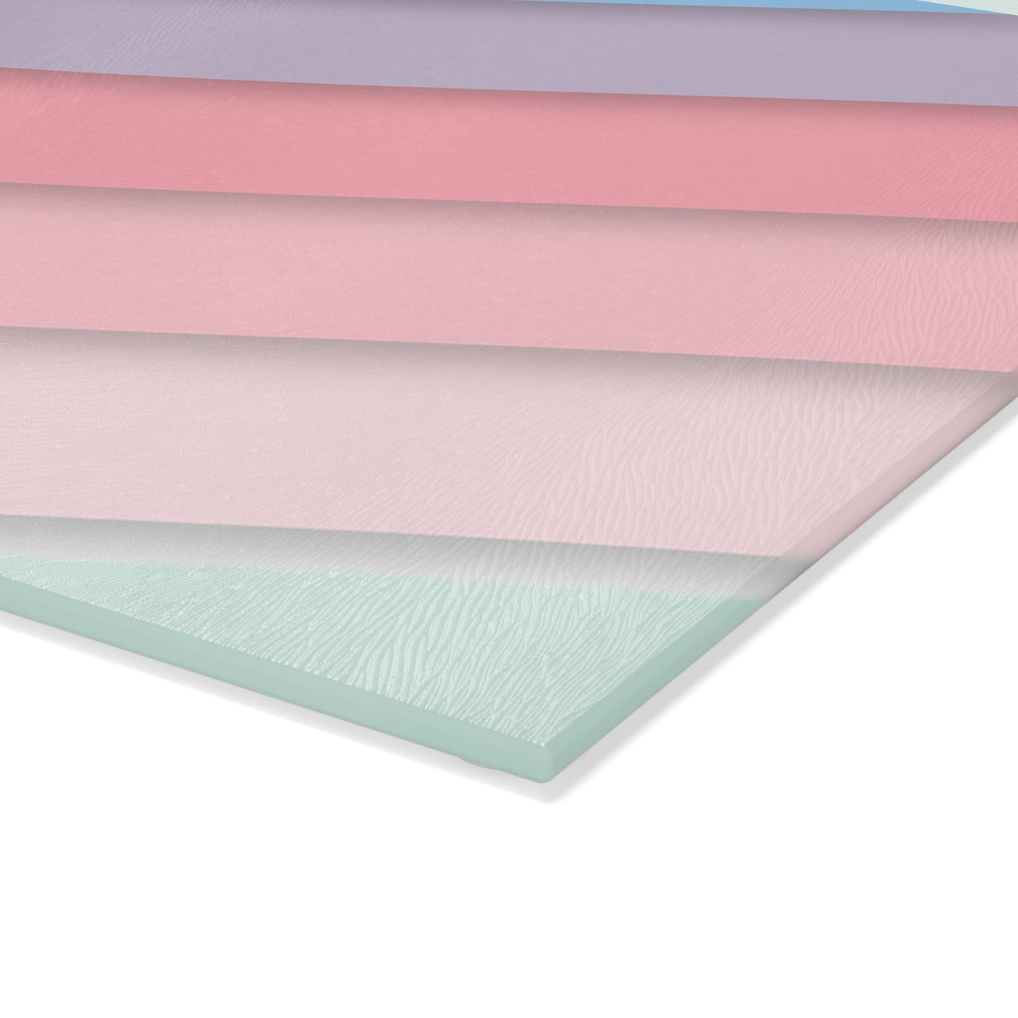 Elegant Pastel Glass Cutting Board | Kitchen Decor, Gift for Chefs