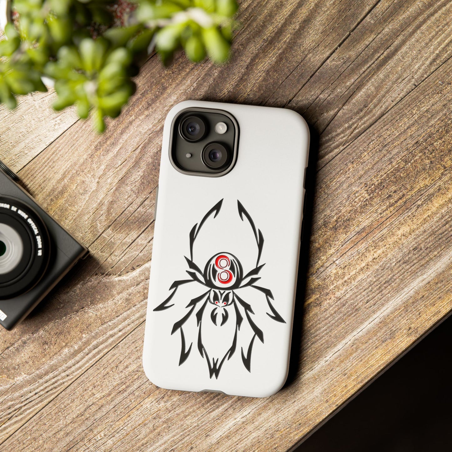 Spider Phone Case, Tough Cases, Stylish Accessory, Gift for Teens, Unique Design, Halloween Decor
