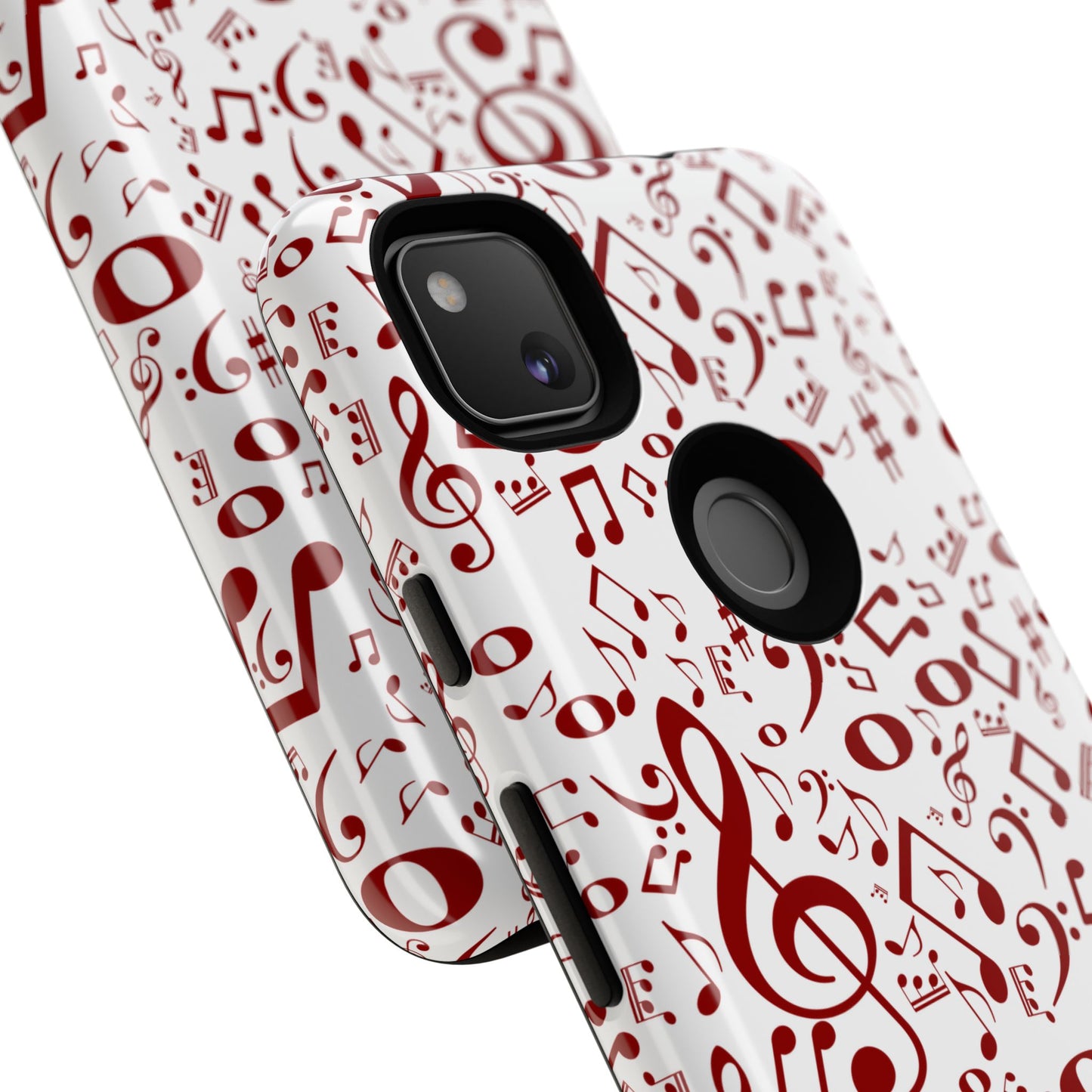 Musical Note Phone Case, Tough iPhone Cover, Gift for Musicians, Customizable, Music Lover's Accessory, Durable Phone Protection