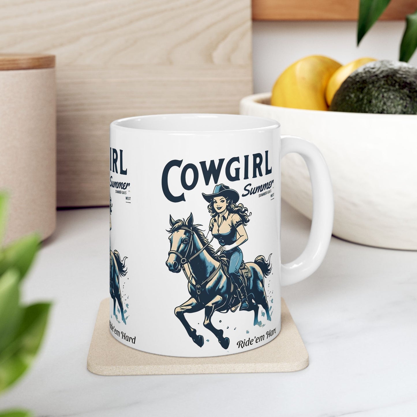 Cowgirl Summer Ceramic Mug
