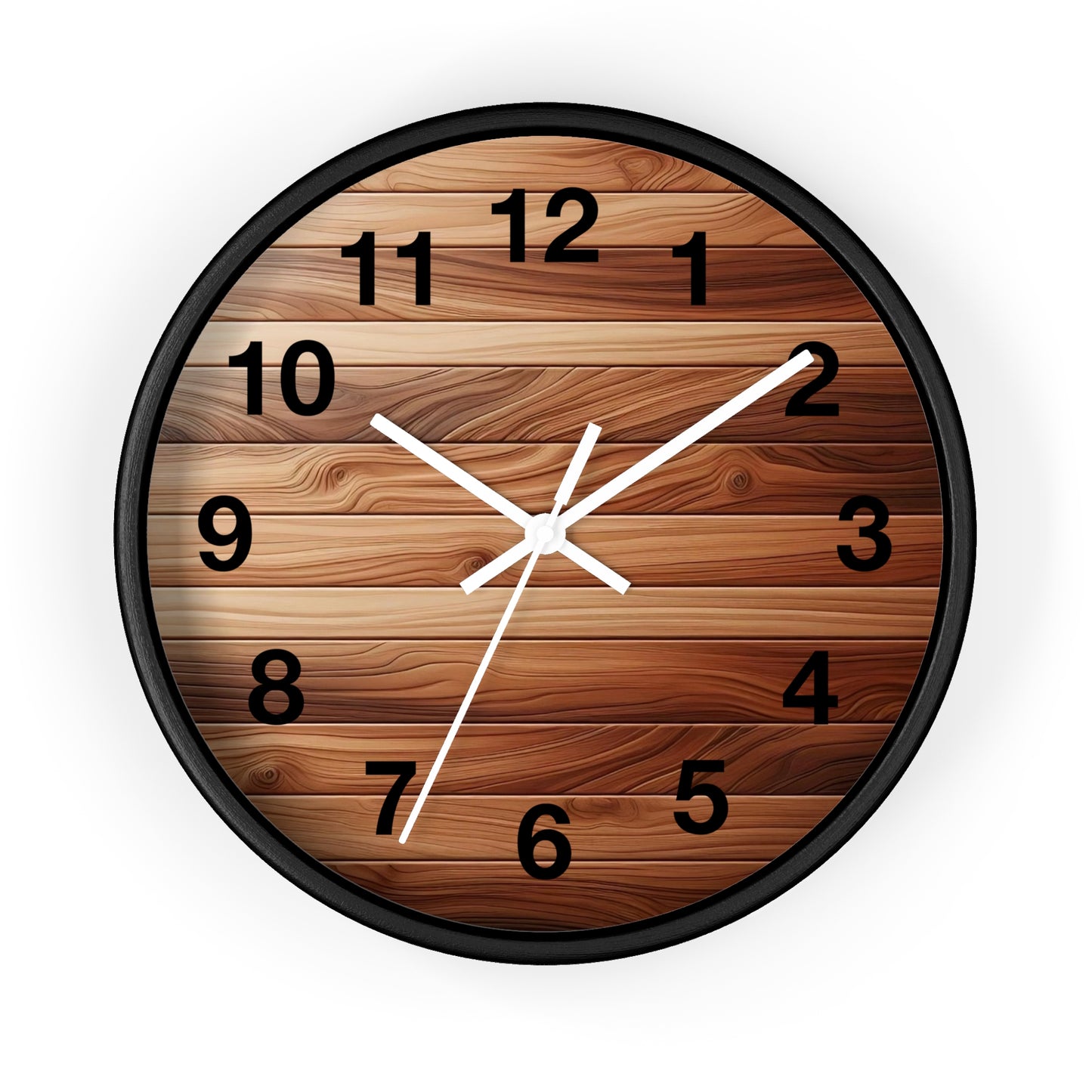 Rustic Wood Wall Clock - Natural Timber Home Decor, Gift for Housewarming, Wedding, Decorative Timepiece, Boho Style, Unique Design