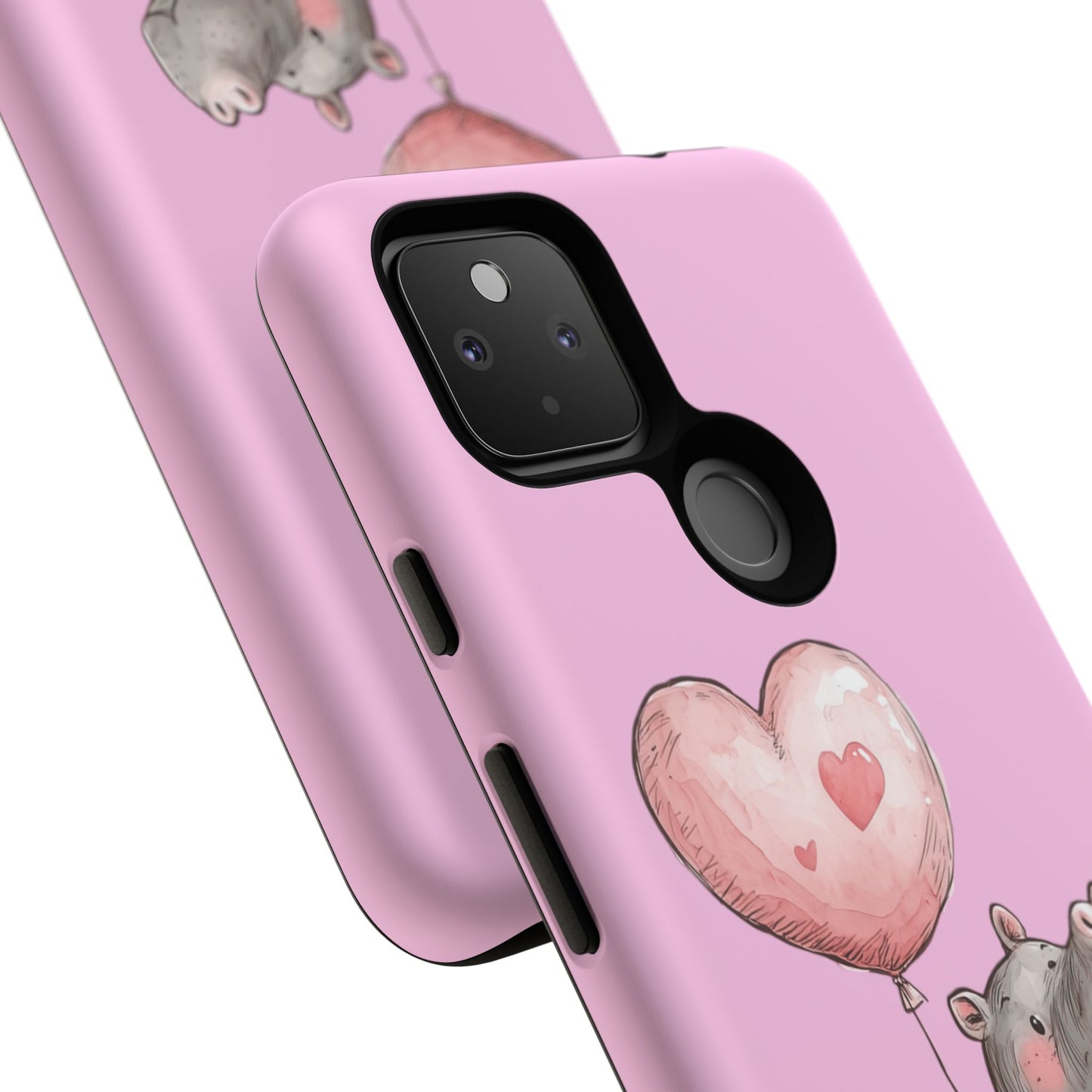 Cute Hippo Phone Case | Good Vibes, Gift for Friends, Cute Phone Accessories, Animal Lover Gift, Happy Phone Cover