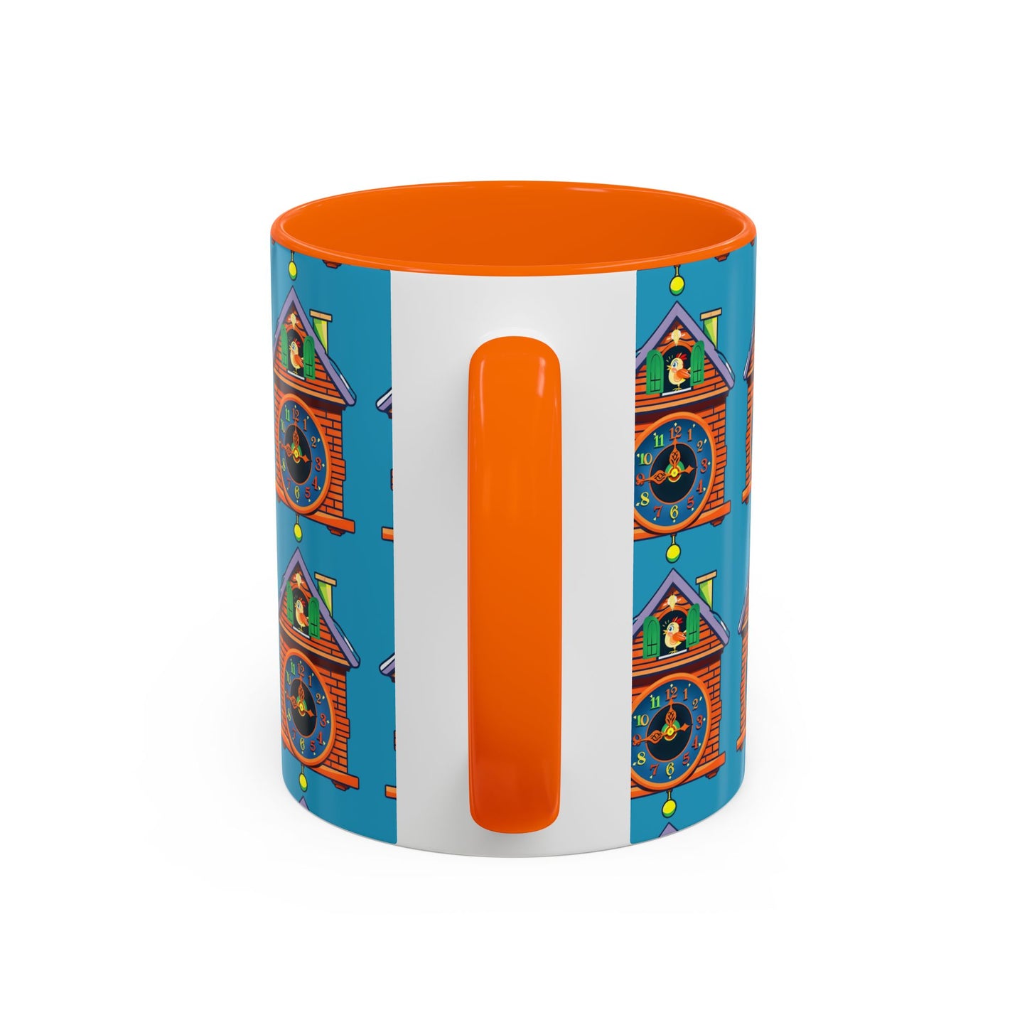 Whimsical Clock House Coffee Mug Unique Gift for Home Decor