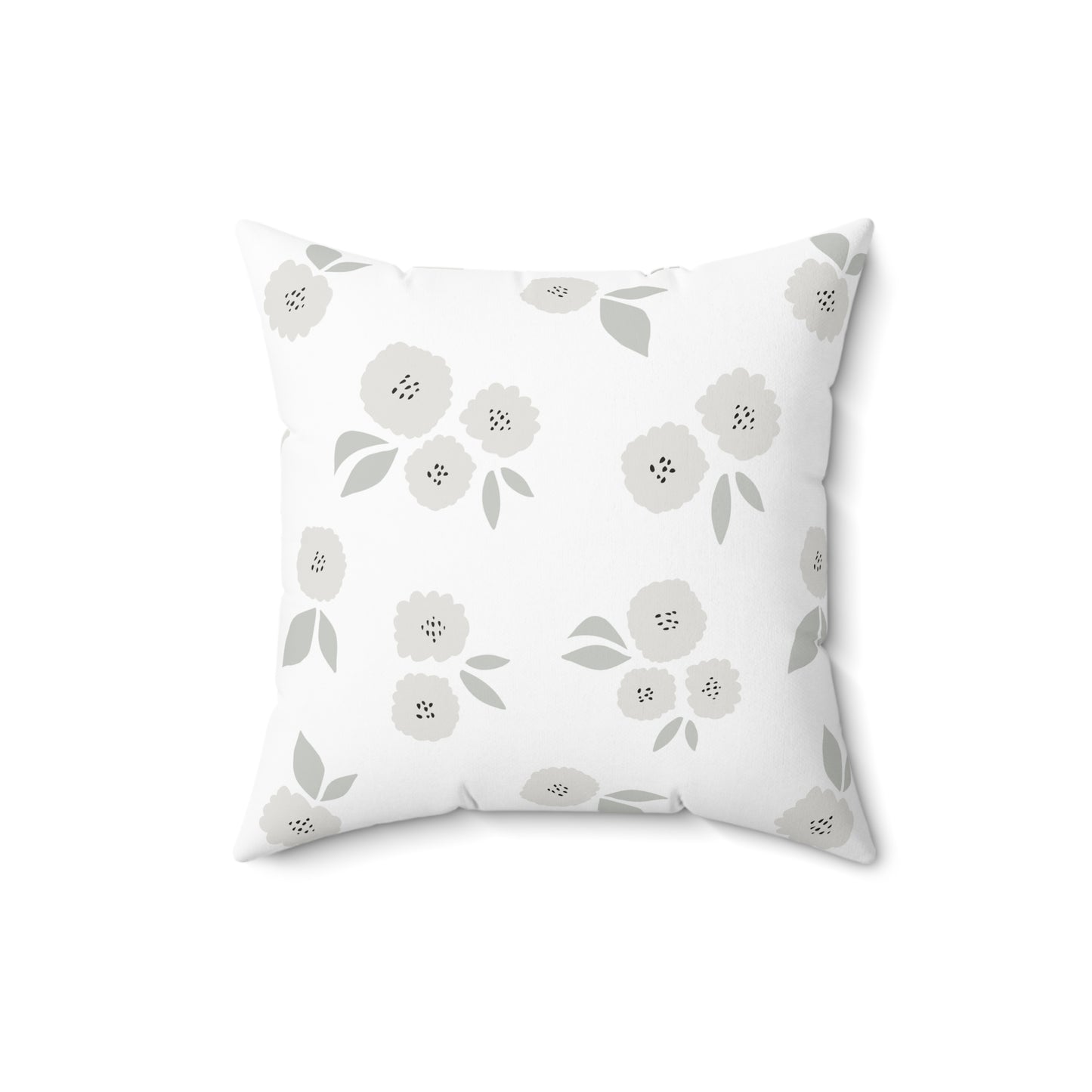 Floral Decor Accent Pillow for Cozy Home, Spring Gift, Boho Decor, Flower Print Cushion, Living Room Accessory