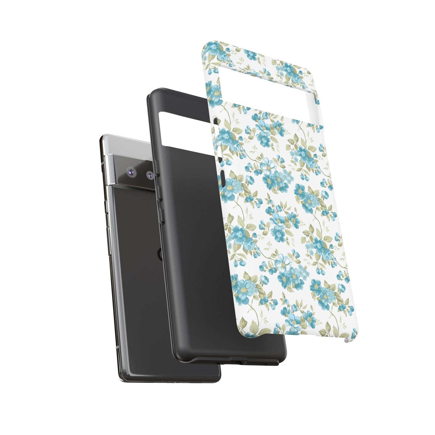 Floral Phone Case - Tough Cases, Durable Phone Cover, Cute Floral Design, Gift for Her, Trendy Phone Accessory, Spring Style