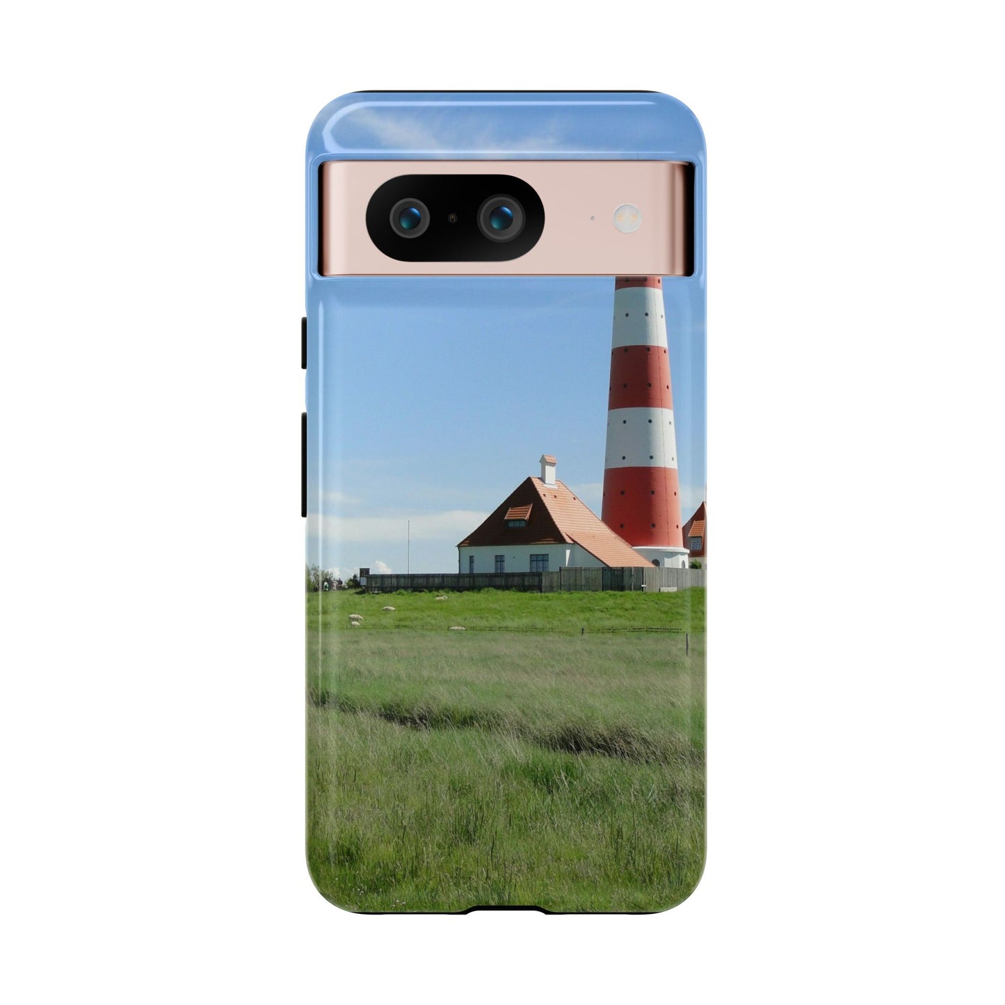 Lighthouse Phone Case - Coastal Vibes, Nautical Gift, Ocean Lover Accessory, Beach Aesthetic, Customizable Design