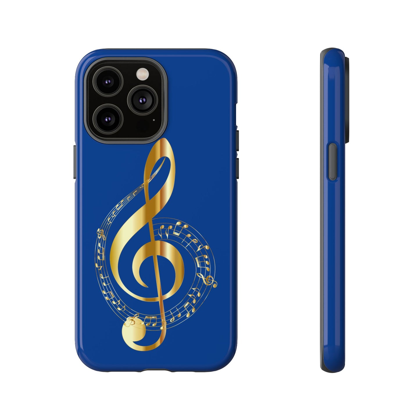 Tough Cases Blue and Gold Musical Note