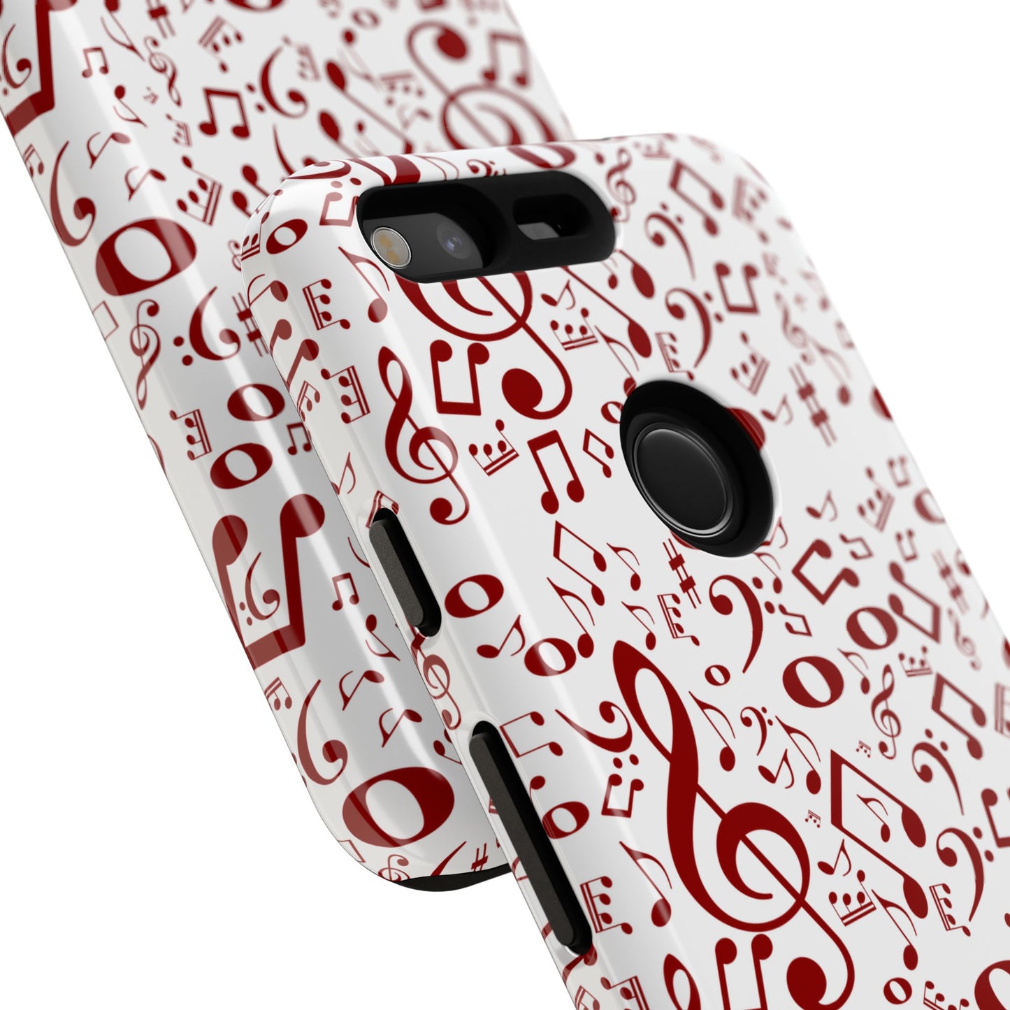 Musical Note Phone Case, Tough iPhone Cover, Gift for Musicians, Customizable, Music Lover's Accessory, Durable Phone Protection