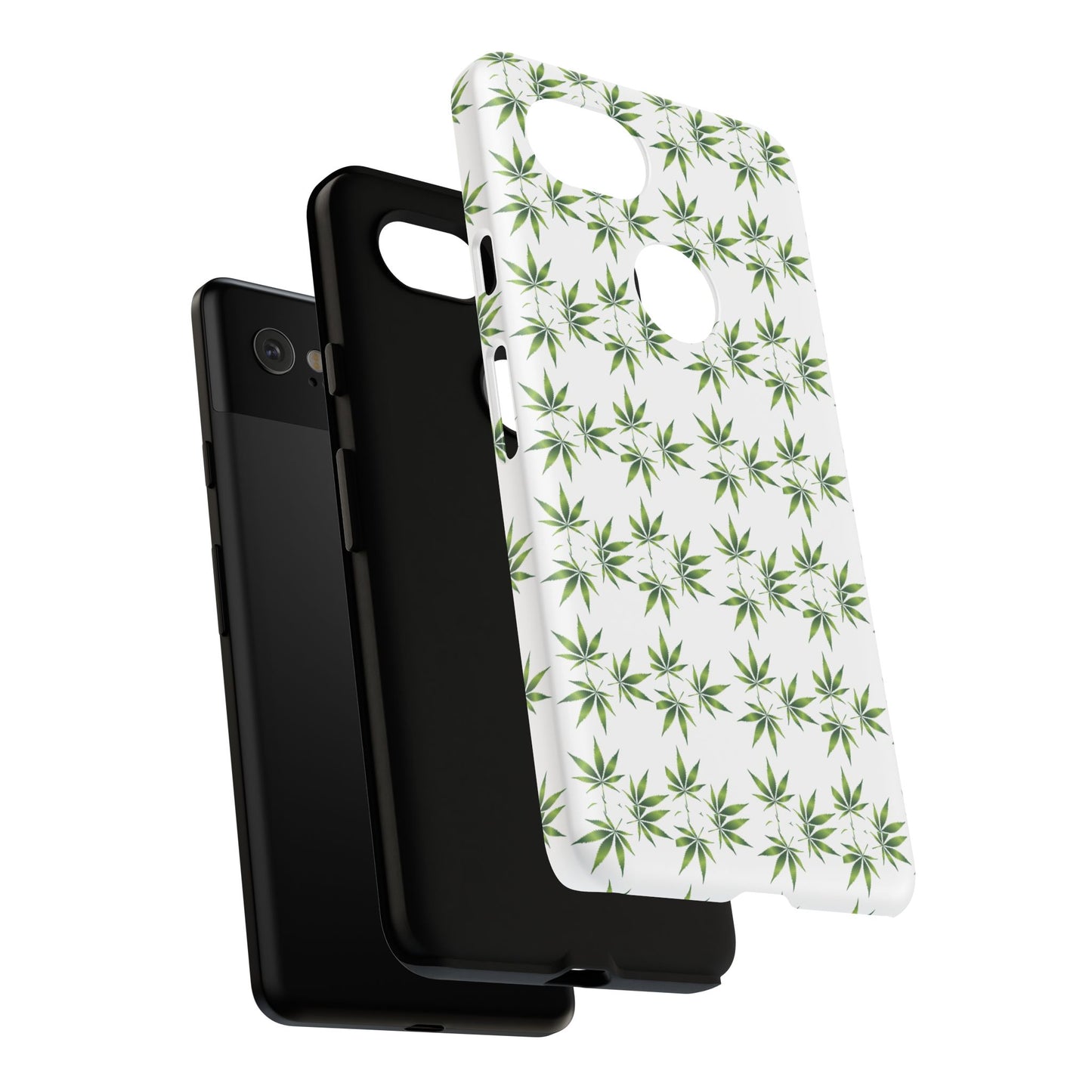 Stylish Phone Case with Cannabis Leaf Design, Durable Phone Cover, Gift for Stoner Friends, Unique Phone Accessory, Nature-Inspired Design