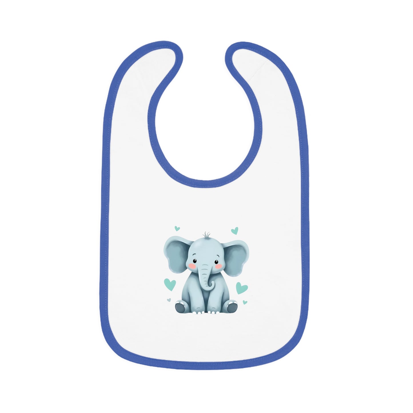 Cute Elephant Baby Bib - Adorable Infant Feeding Accessory, Perfect Baby Shower Gift, Toddler Bib, Newborn Essential, Eco-Friendly Babywear
