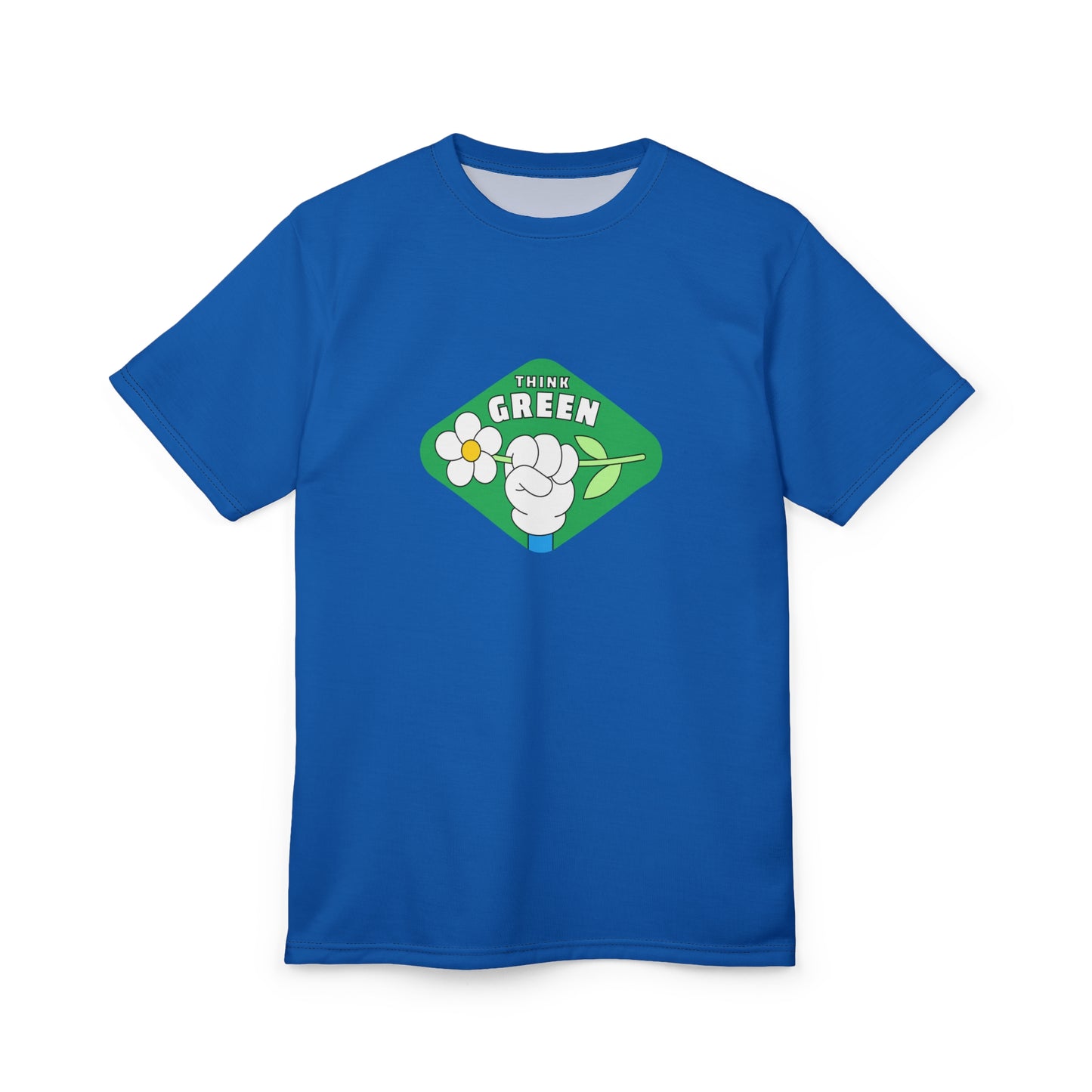 Eco-Conscious Unisex Tee, Think Green T-Shirt, Sustainable Fashion Top, Nature Lover Gift, Earth Day Apparel