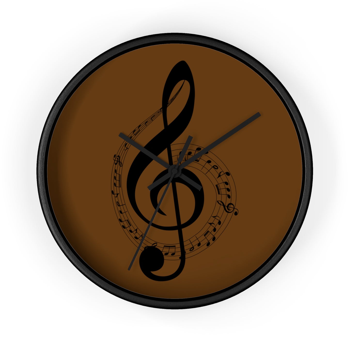 Musical Notes Wall Clock, Unique Home Decor for Musicians