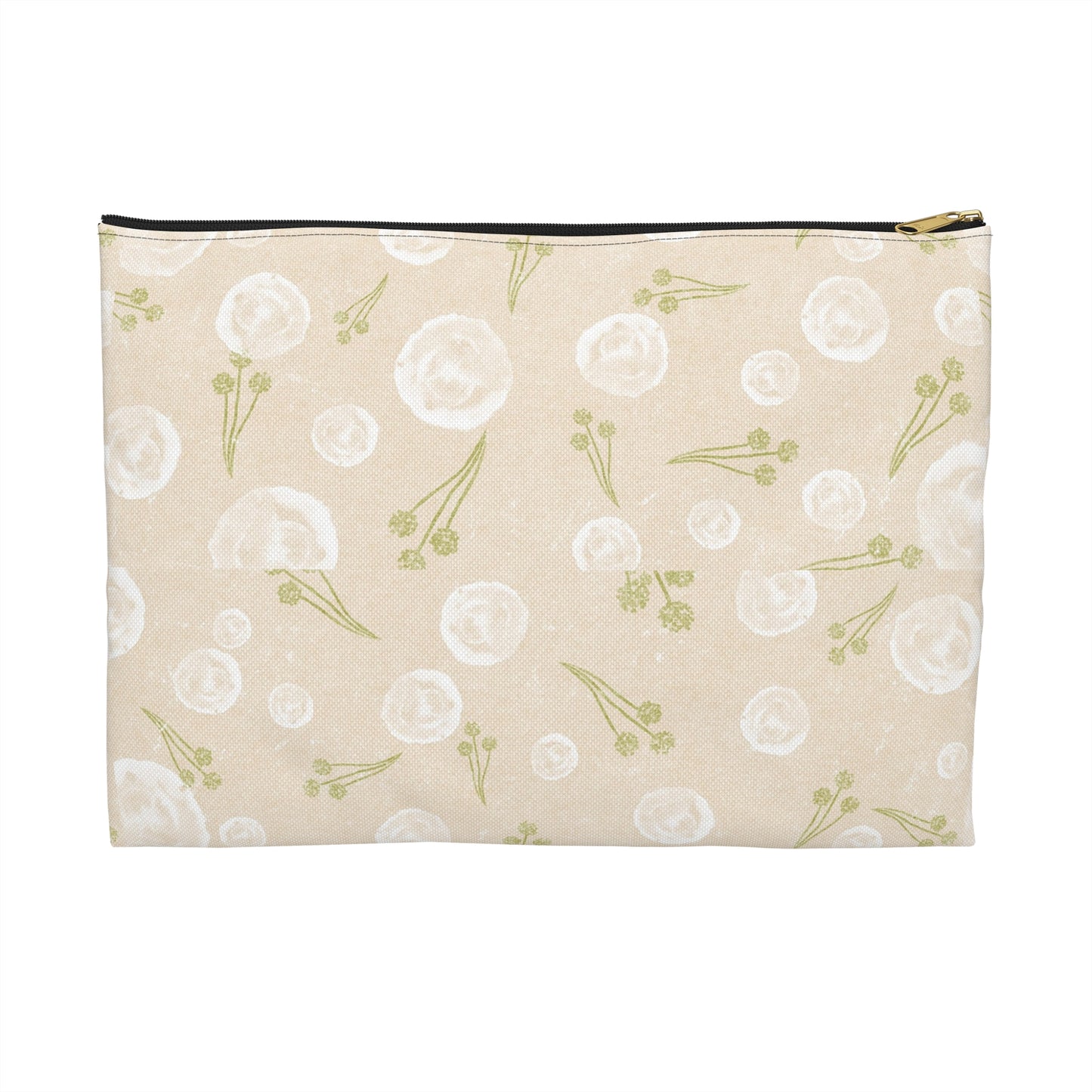 Floral Accessory Pouch - Cute Storage for Makeup, Travel, Organizing, Gifts, Eco-friendly