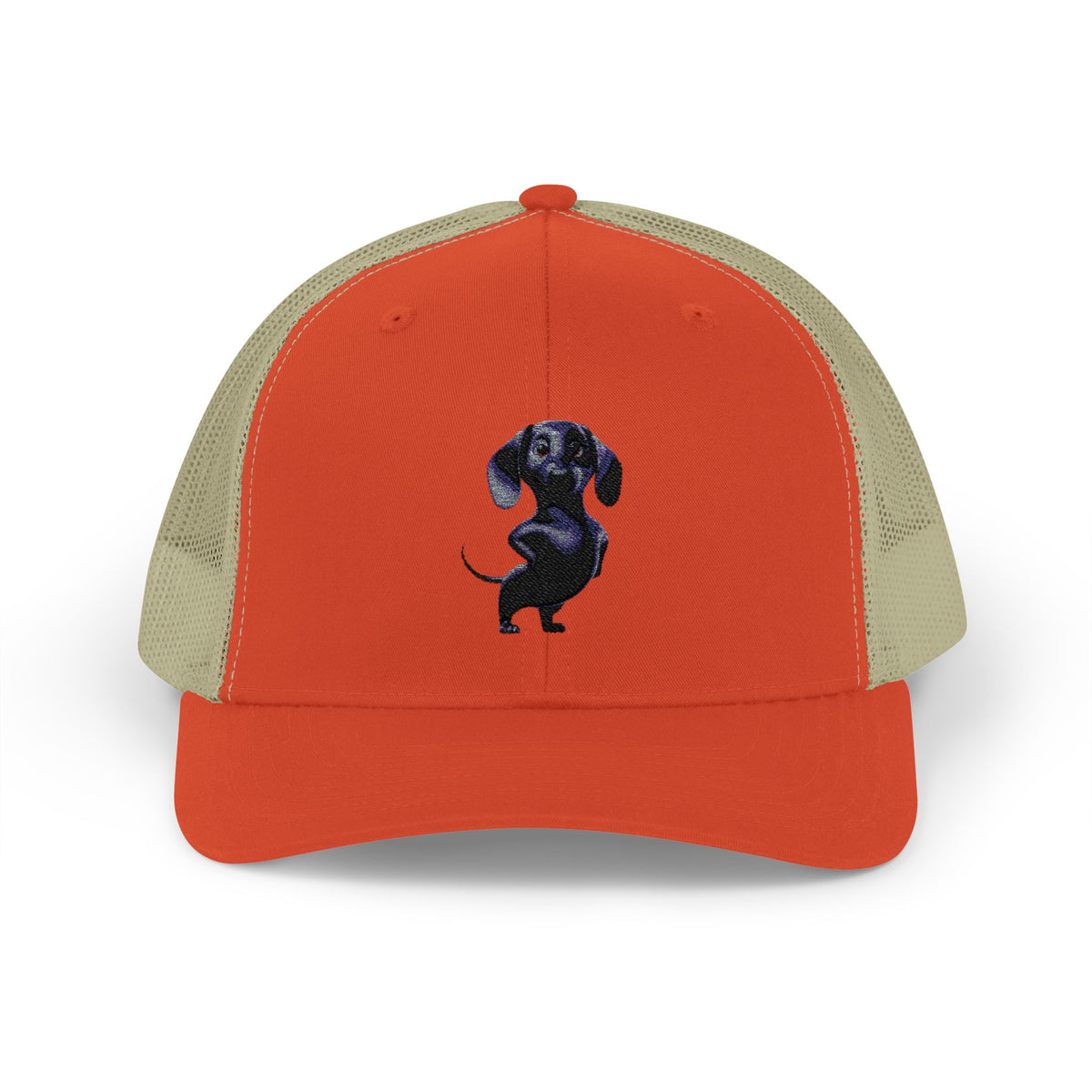 Dachshund Galaxy Trucker Cap – Embroidered Space Sausage Dog Snapback