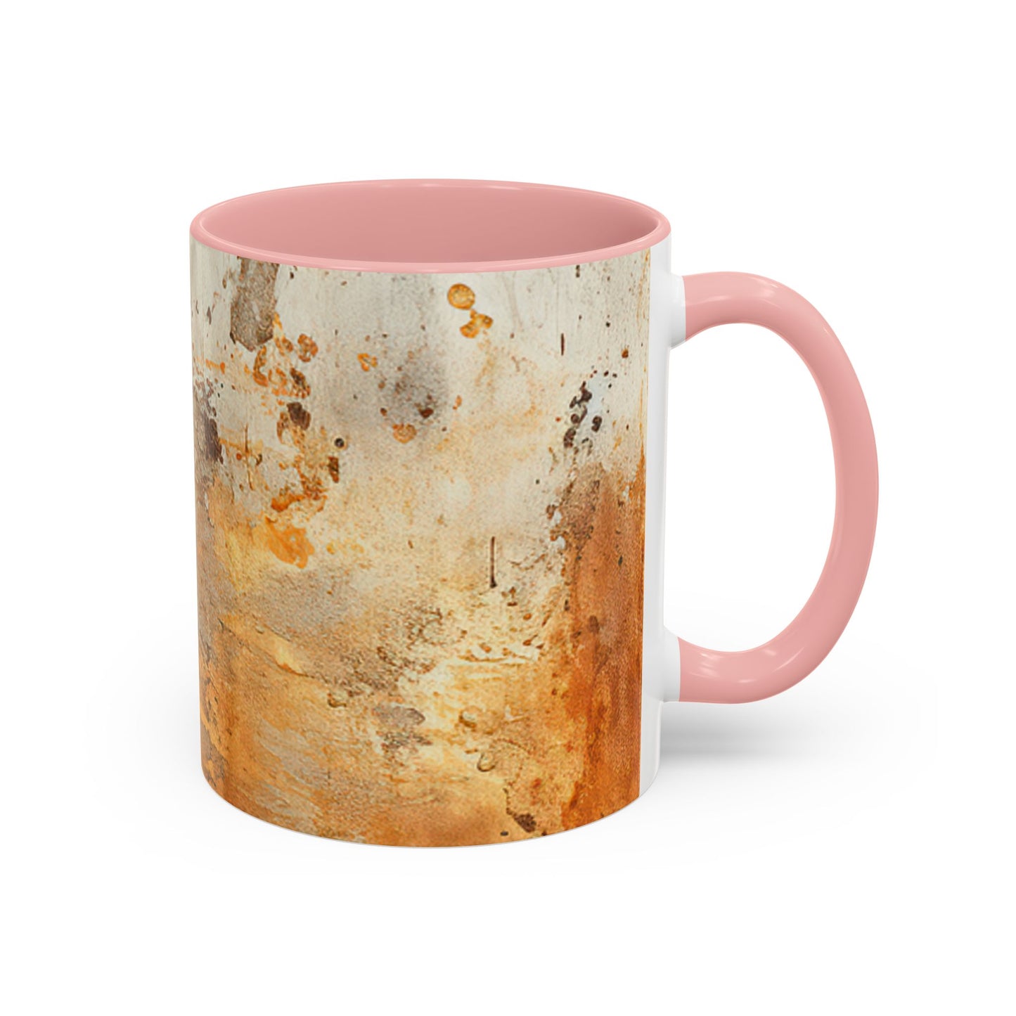 Rustic Accent Coffee Mug, Unique Artistic Mug
