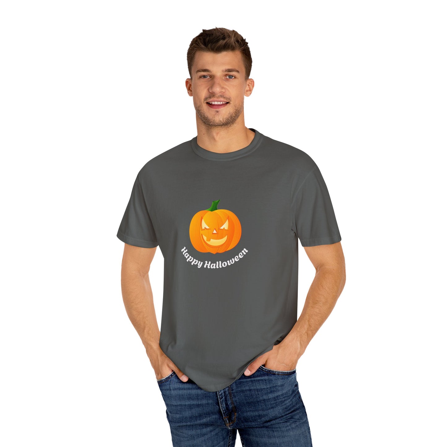 Halloween Pumpkin T-Shirt, Unisex Fall Shirt, Spooky Tee, Autumn Casual Wear, Trick or Treat Costume