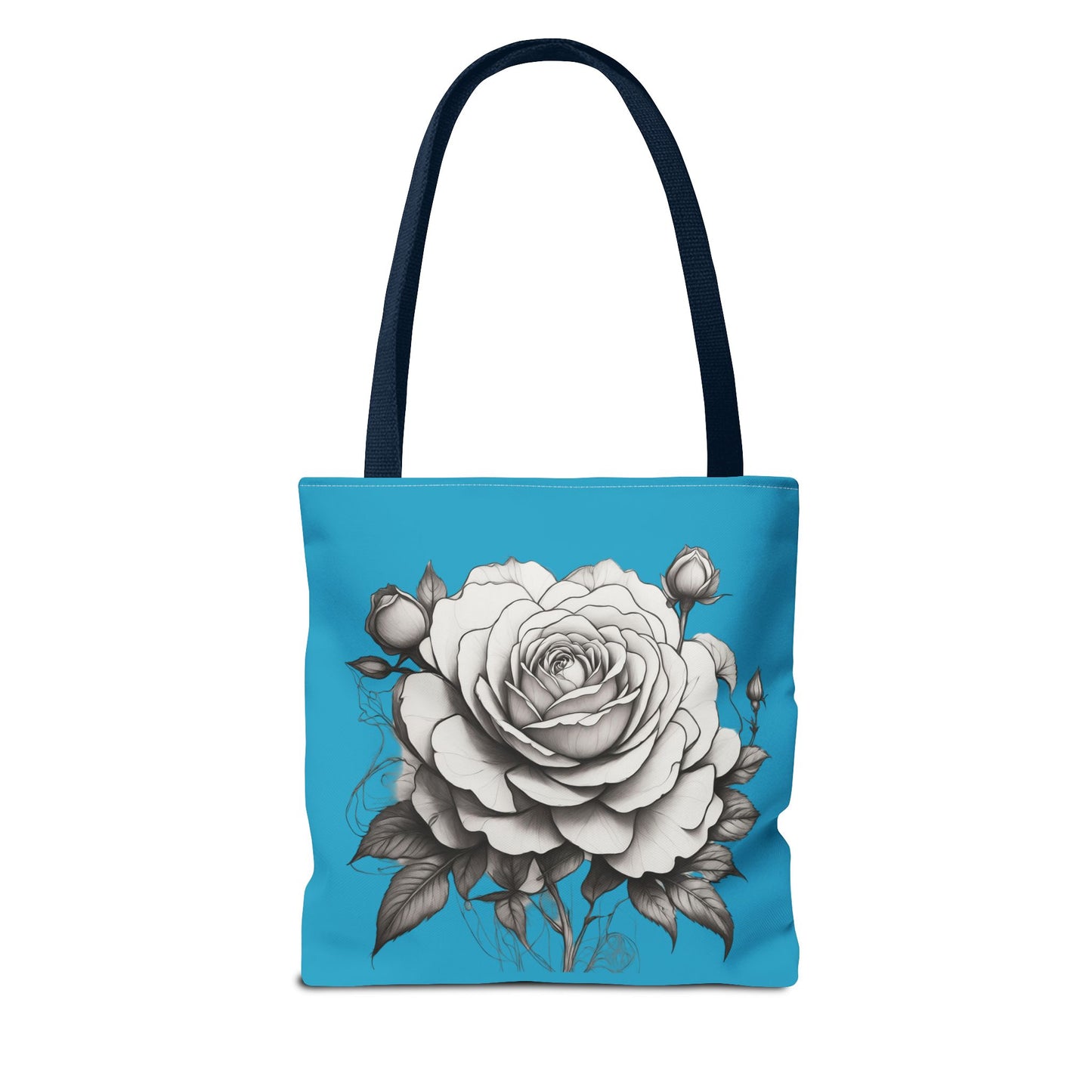 Elegant Floral Tote Bag with Roses, Chic Reusable Grocery Bag, Perfect Gift for Her, Stylish Handbag, Everyday Essentials