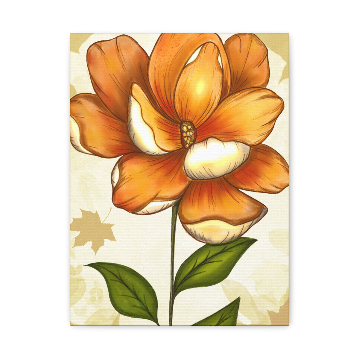 Copy of Matte Canvas, Stretched, 1.25" Tulips Pink and Purple Flowers