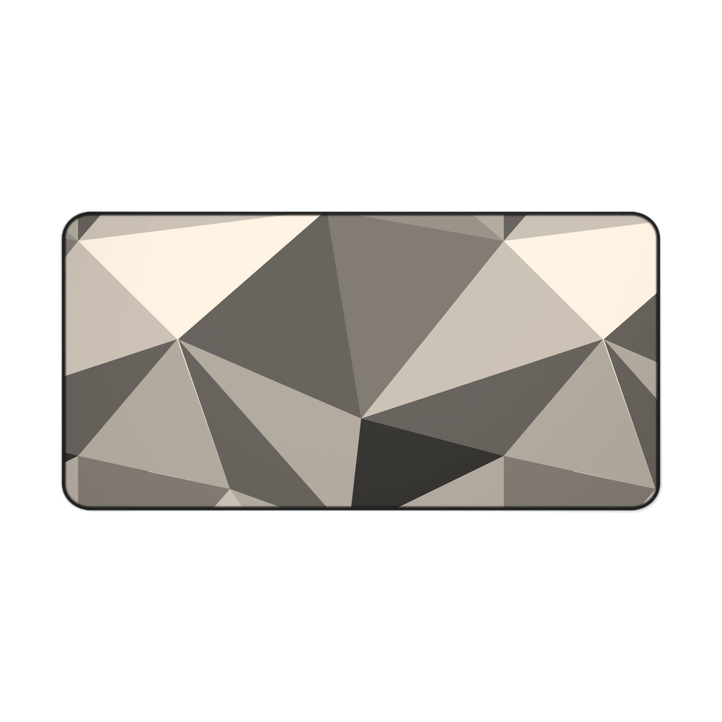 Geometric Desk Mat - Modern Workspace Decor, Office Desk Accessories, Stylish Mouse Pad, Home Office Gift, Minimalist Desk Decor