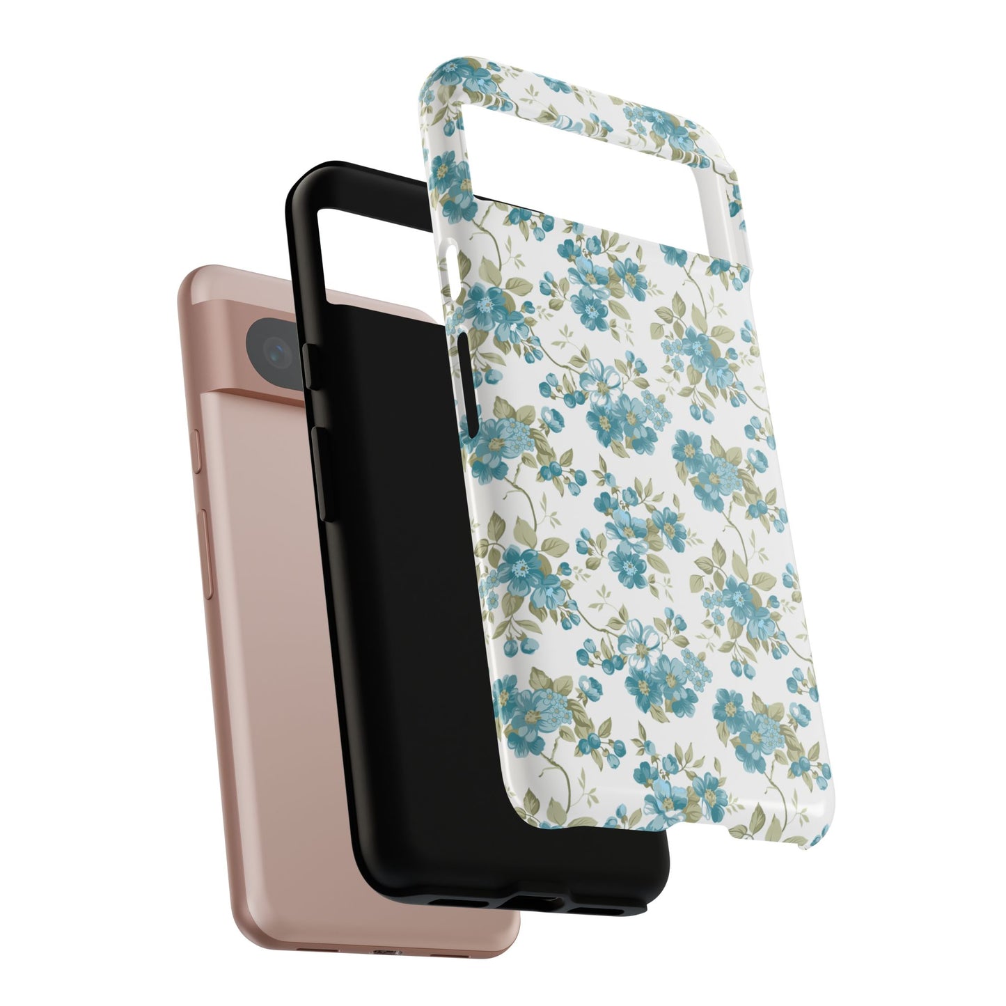 Floral Phone Case - Tough Cases, Durable Phone Cover, Cute Floral Design, Gift for Her, Trendy Phone Accessory, Spring Style