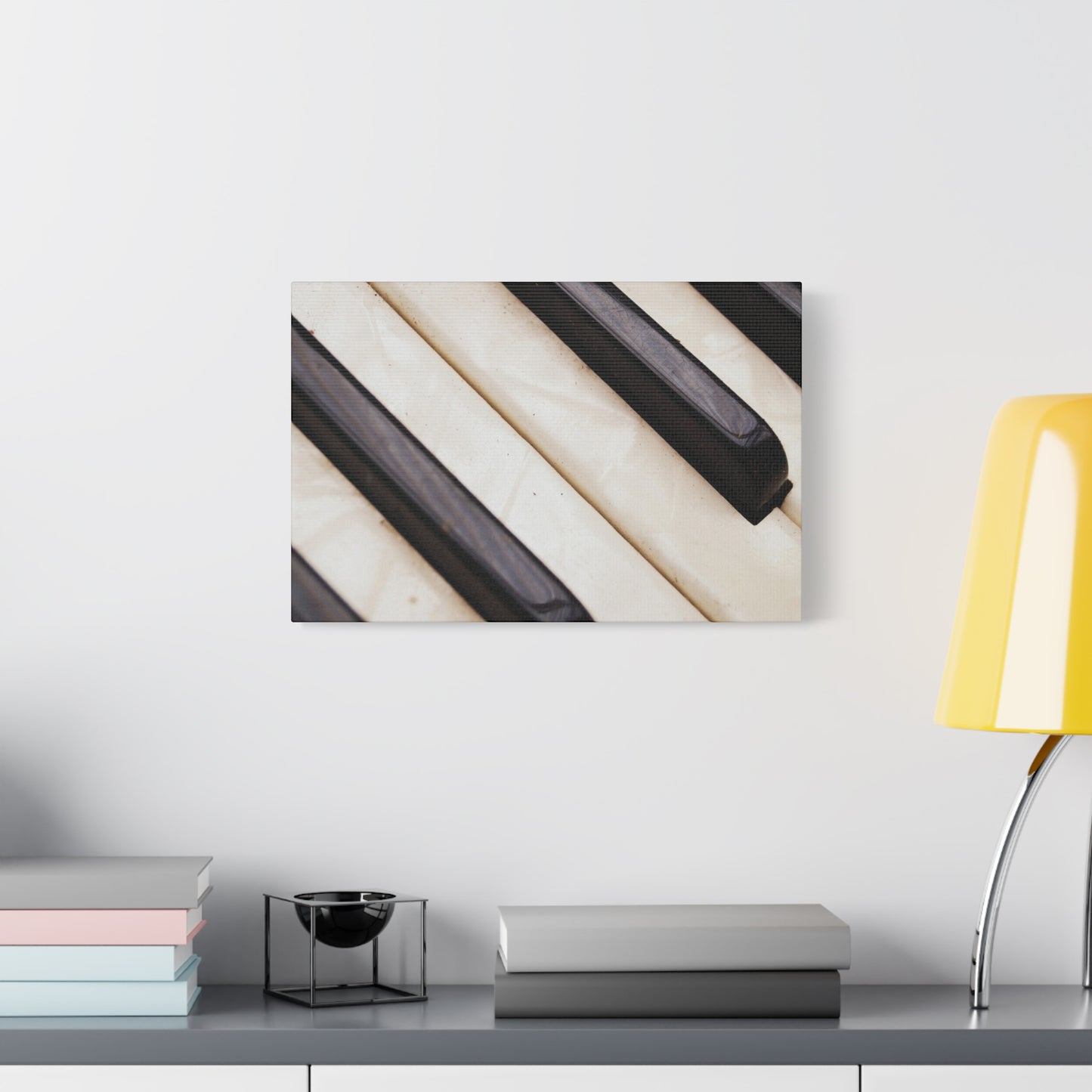 Piano Keys Canvas Wall Art, Music Decor for Home, Perfect Gift for Musicians or Music Lovers