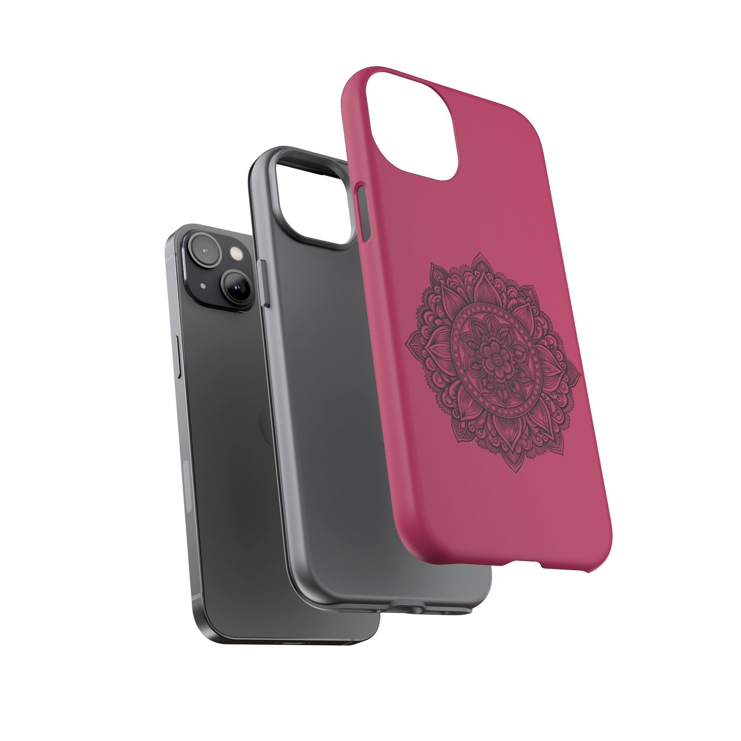Vibrant Mandala Phone Case, Artistic Protection Cover, Gift for Her, Trendy Accessories, Birthday or Holiday Present