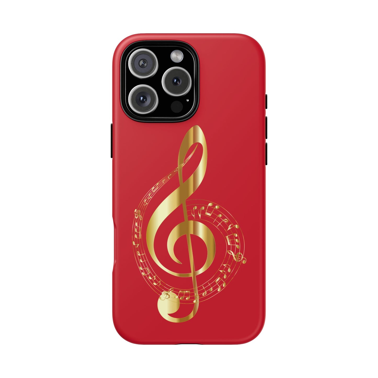Tough Cases - Red Musical Note