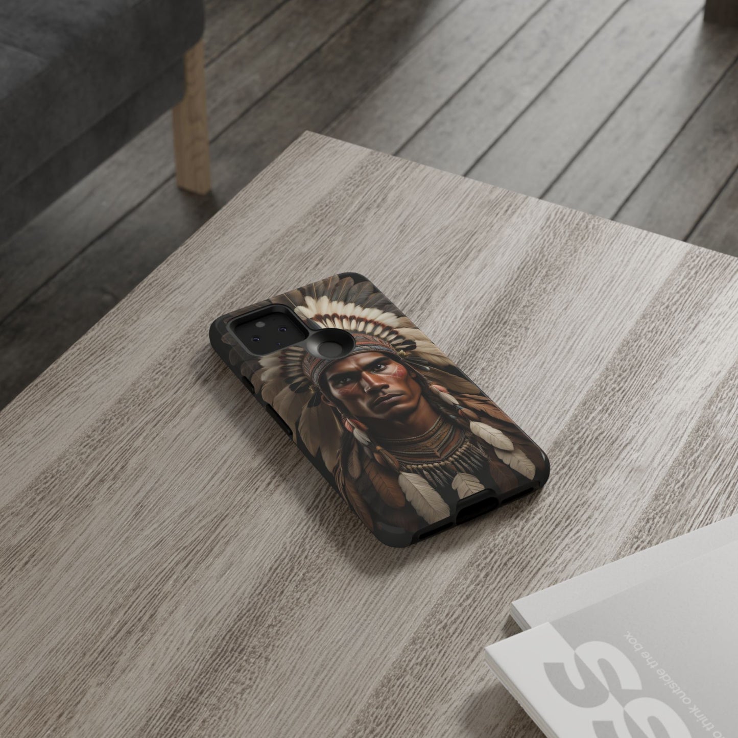 Native American Art Phone Case, Strong Culture Design, Unique Gift for Him or Her, Tough Cases, Customizable Protector, Tribal Style