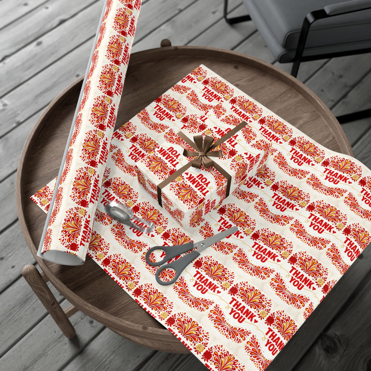 Gift Wrap Papers - "Thank You"