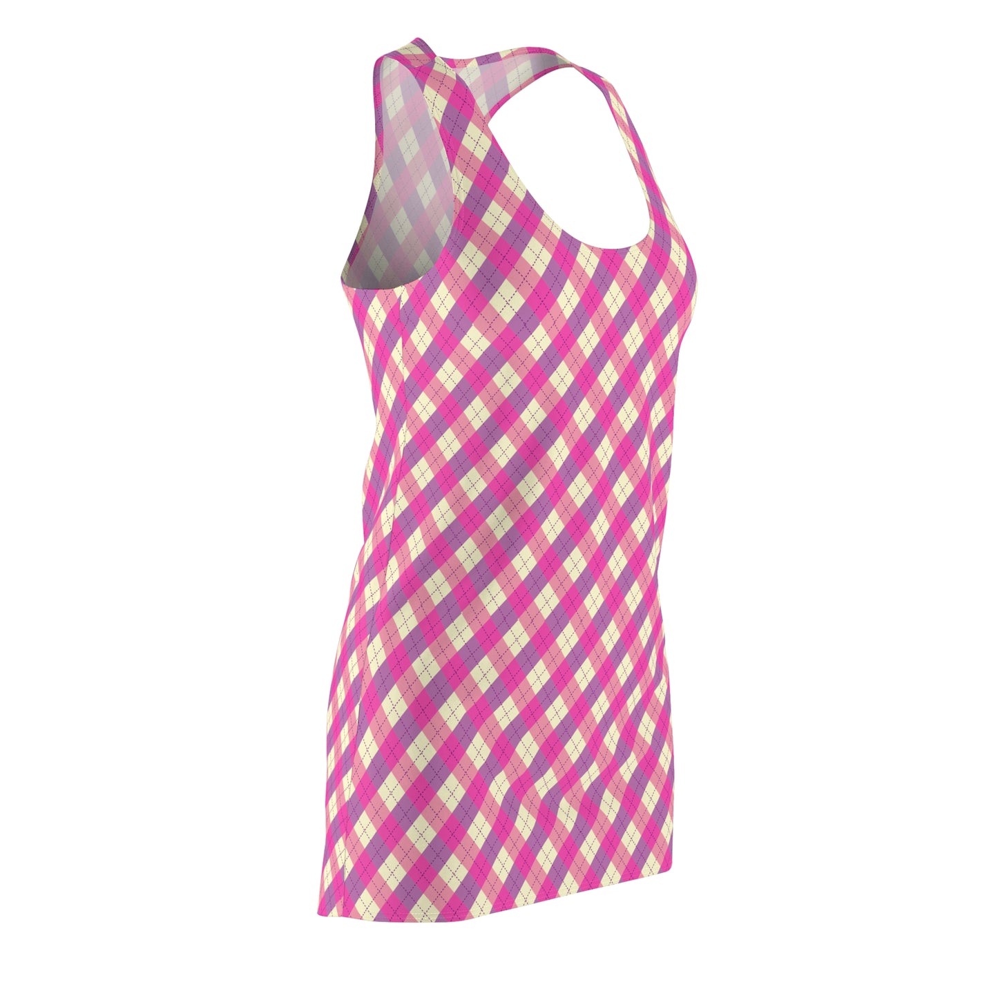 Women's Casual Racerback Dress - Spring Vibes - Ideal for Summer Outings, Beach Days, Birthdays, Holidays, and Casual Wear