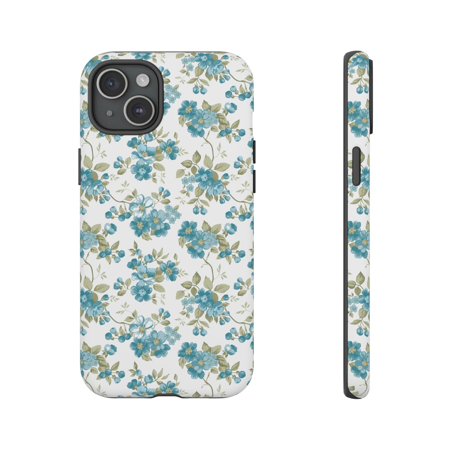 Floral Phone Case - Tough Cases, Durable Phone Cover, Cute Floral Design, Gift for Her, Trendy Phone Accessory, Spring Style