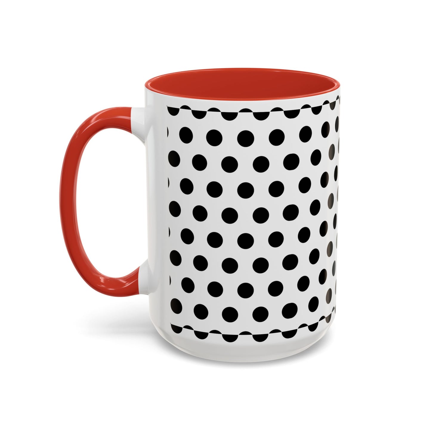 Elegant Polka Dot Mug - Stylish Coffee Cup for Home, Office, Gift for Birthdays, Anniversaries, Holidays, Unique Drinkware