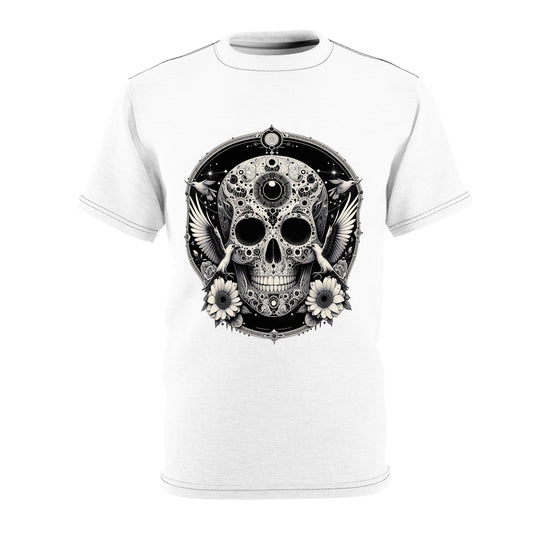 Skull Mandala Tee — Vintage Day of the Dead Sugar Skull Graphic T‑Shirt